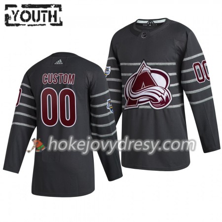 Dětské Hokejový Dres Colorado Avalanche Custom  Šedá Adidas 2020 NHL All-Star Authentic